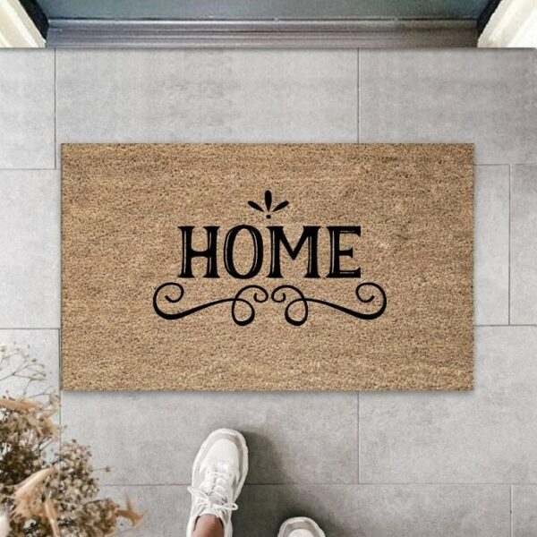 Bej Kapı Önü Paspası Home Desen K-3308
